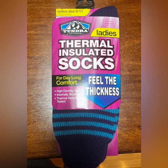 Woman’s Thermal Insulated Socks for 9-11 shoe Size-NWT - Picture 1 of 3